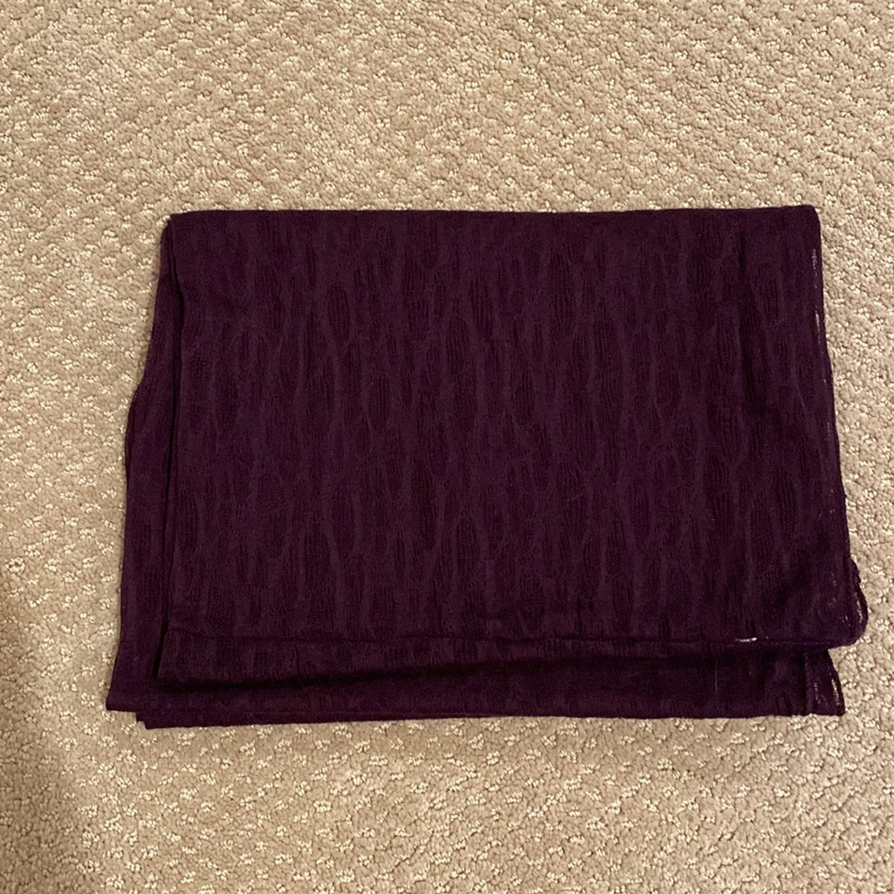 Burgundy infinity scarf